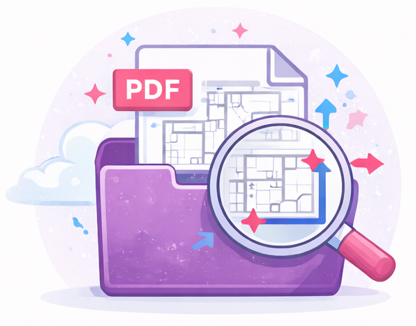 Rescale floor plan illustration